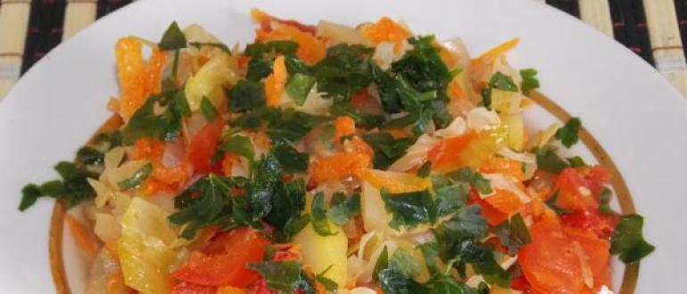 Овощное рагу Рагу из кабачков в духовке рецепты