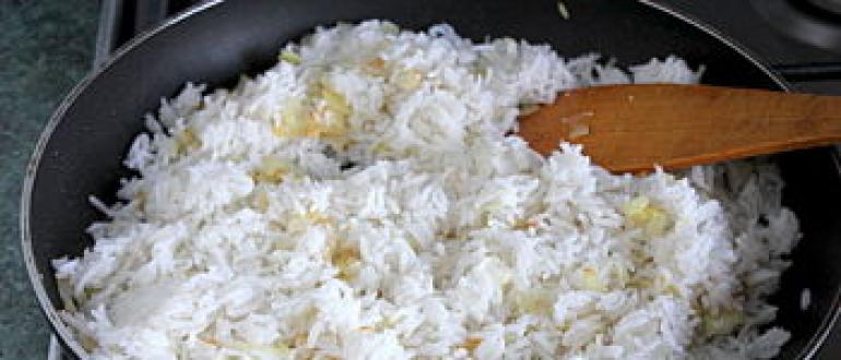 Острый рис с зеленым горошком Рис гарнир с консервированным горошком