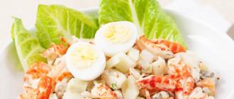 Ukusne salate: novi recepti sa fotografijama Ukusne salate za Novu godinu