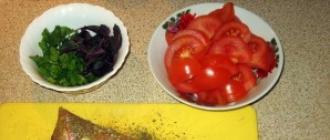 Rød havabbor i ovnen - oppskrifter Bakt abbor med grønnsaker i ovnen