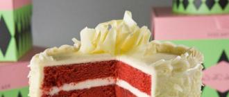 Rdeča žametna tortna krema