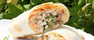 Lavash roll with salmon: step-by-step recipe with photos