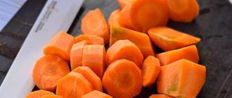 Συνταγές για την παρασκευή διαιτητικού πουρέ σούπας καρότο Συνταγή πουρέ σούπας καρότου με γάλα