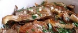 Stekt ostronsvamp med gräddfil och ostronsvampkotletter Marinerade ostronsvampar i en slow cooker