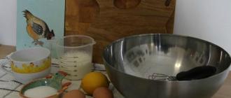 Recept za vodne palačinke z jajci