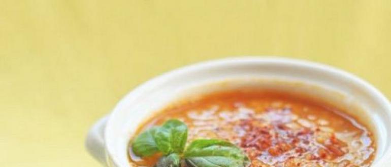 Турецкое блюдо невесты: суп с булгуром