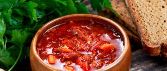 How to cook borscht in a slow cooker - step-by-step recipe with photos Cooking borscht in a slow cooker