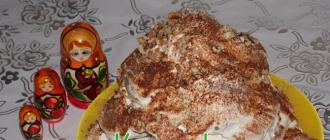 Torta „Opalo lišće.  Fallen Leaves Cake.  Korak po korak recept sa fotografijama Recept za tortu od opalog lišća