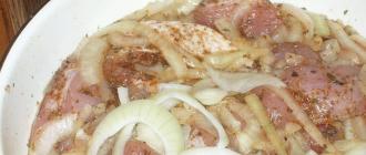 Shish kebabs in a pan recipe How to fry shish kebab in a pan