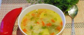 Recept: Krompirjeva juha - z mesom in vermicelli