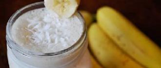 Рецепти смузі з кокосовим молоком Смузі з кокосовим молоком рецепти для схуднення