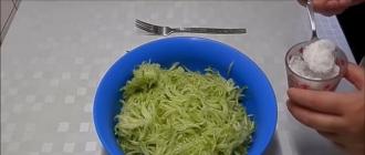Chic dish of zucchini cutlets