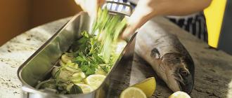 How to cook fish under the marinade