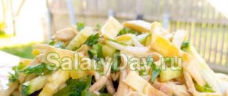 Салати с растително масло - пет най-добри рецепти